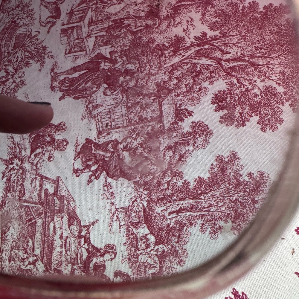 Prada SPR 09N Burgundy Oversized Sunglasses Made in Italy Gradient Lens - Picture 4 of 7